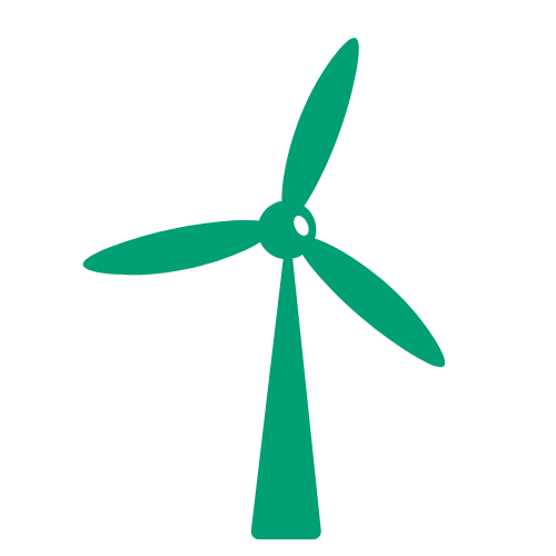 Wind turbine icon